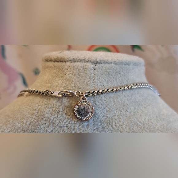 EUC Marc Jacobs Silver Classic Ivory Casual Everyday Chain Necklace Jewelery - Picture 4 of 4